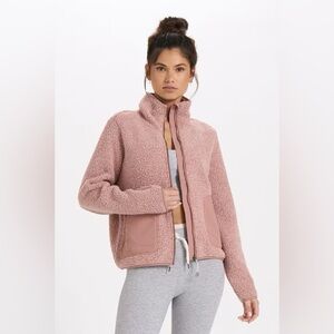 Vuori - Full Zip Alpine Sherpa Jacket (light terracotta)